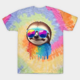 colorful sloth T-Shirt